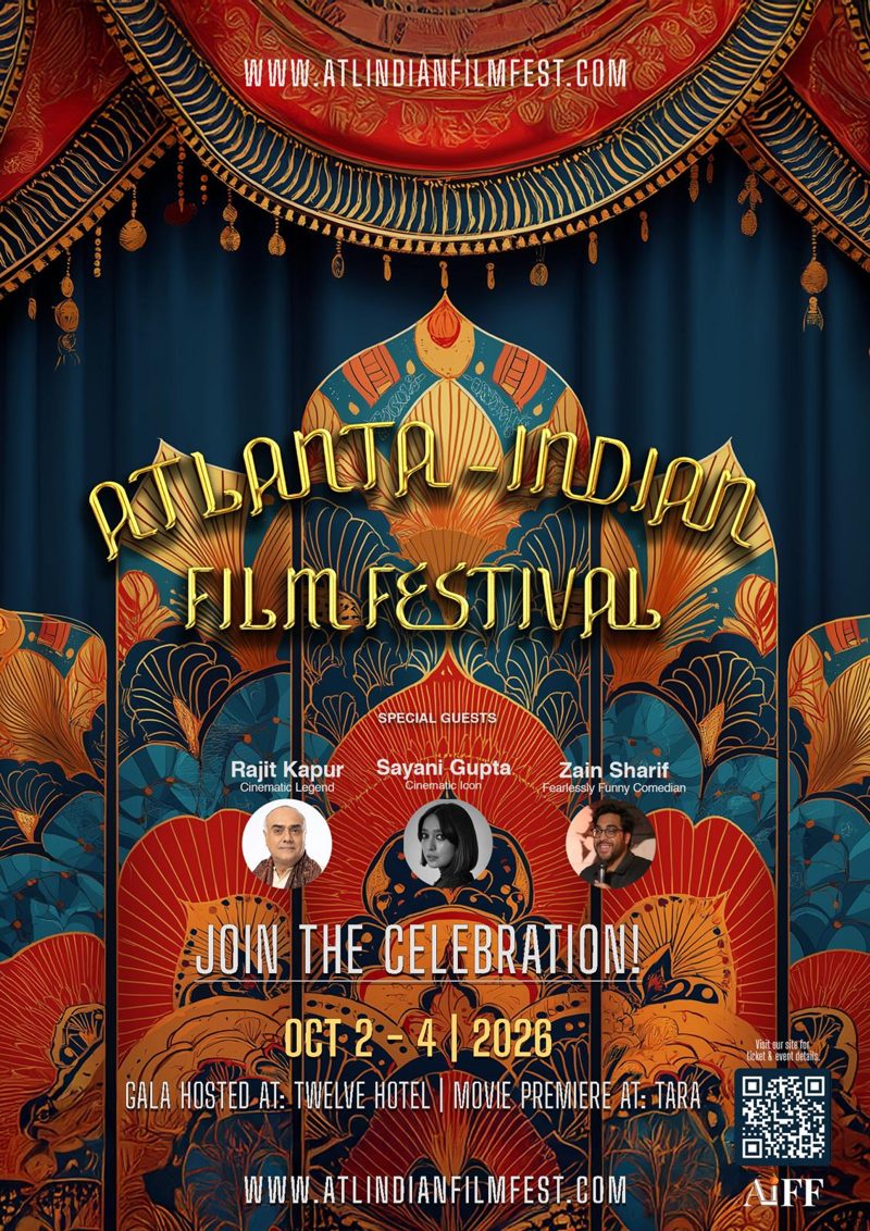 The 2026 Atlanta Indian Film Festival poster